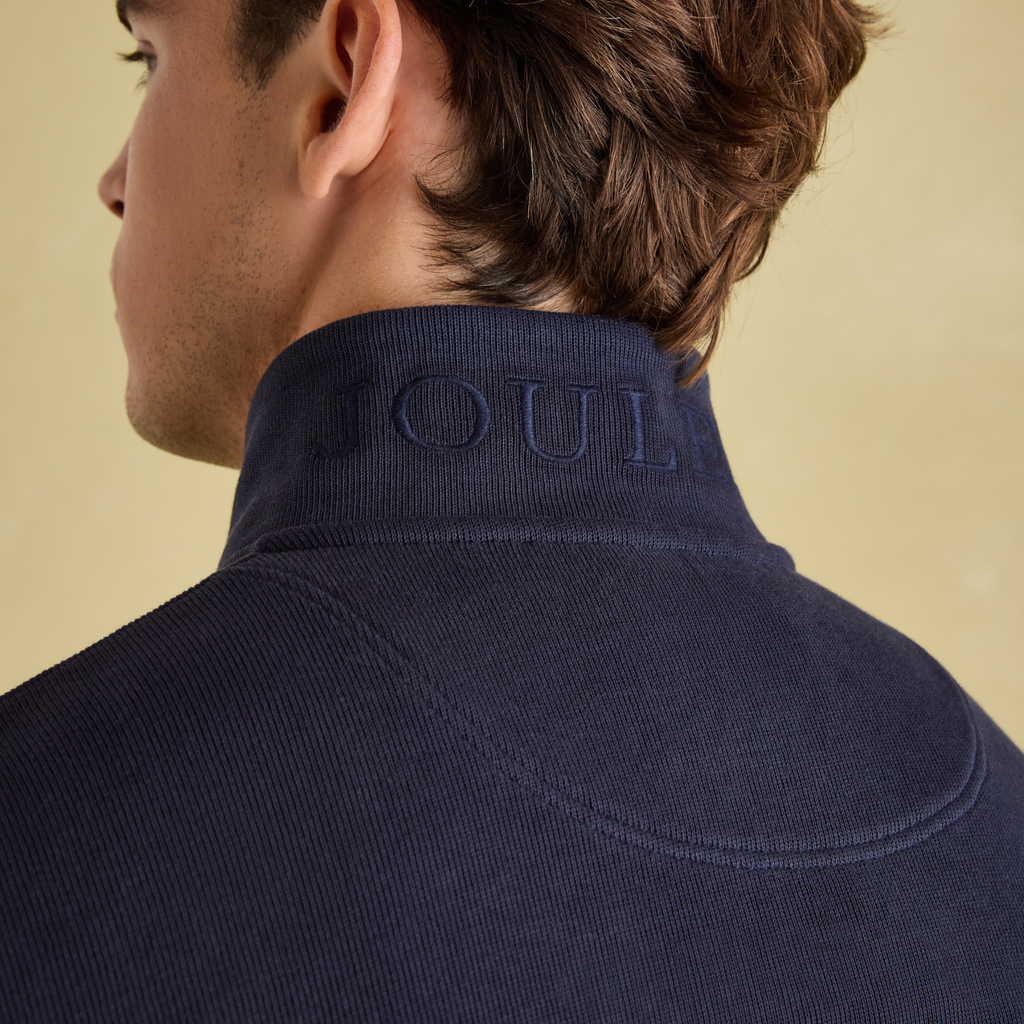 Joules Mens Alistair 1/4 Zip Navy