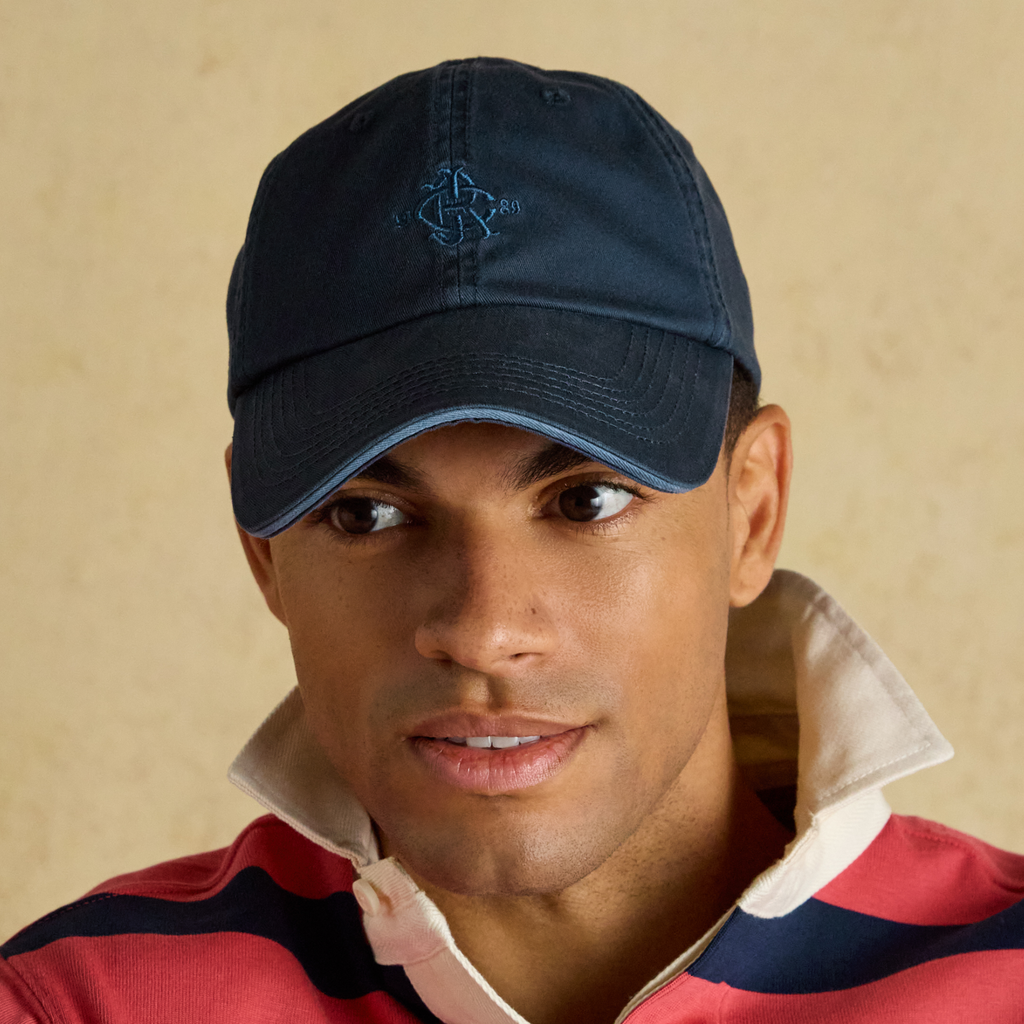 Joules Mens Daly Cotton Hat  -Navy