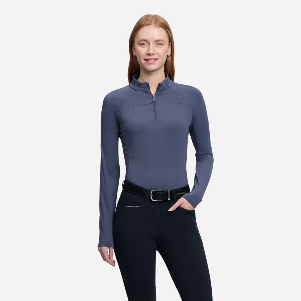 LeMieux Ladies Airflow Long Sleeve Base Layer - Shadow
