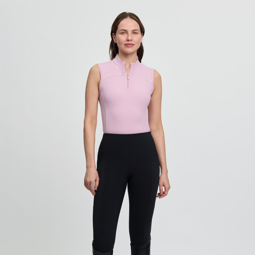 LeMieux Ladies Airflow sleeveless Base Layer - Fondant