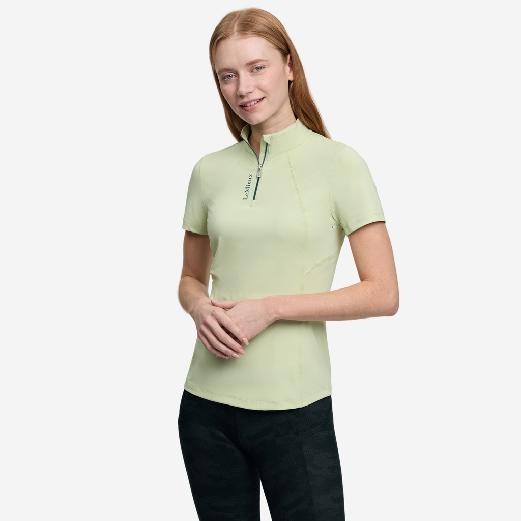 LeMieux Ladies Classique Short Sleeve Base Layer - Macaron