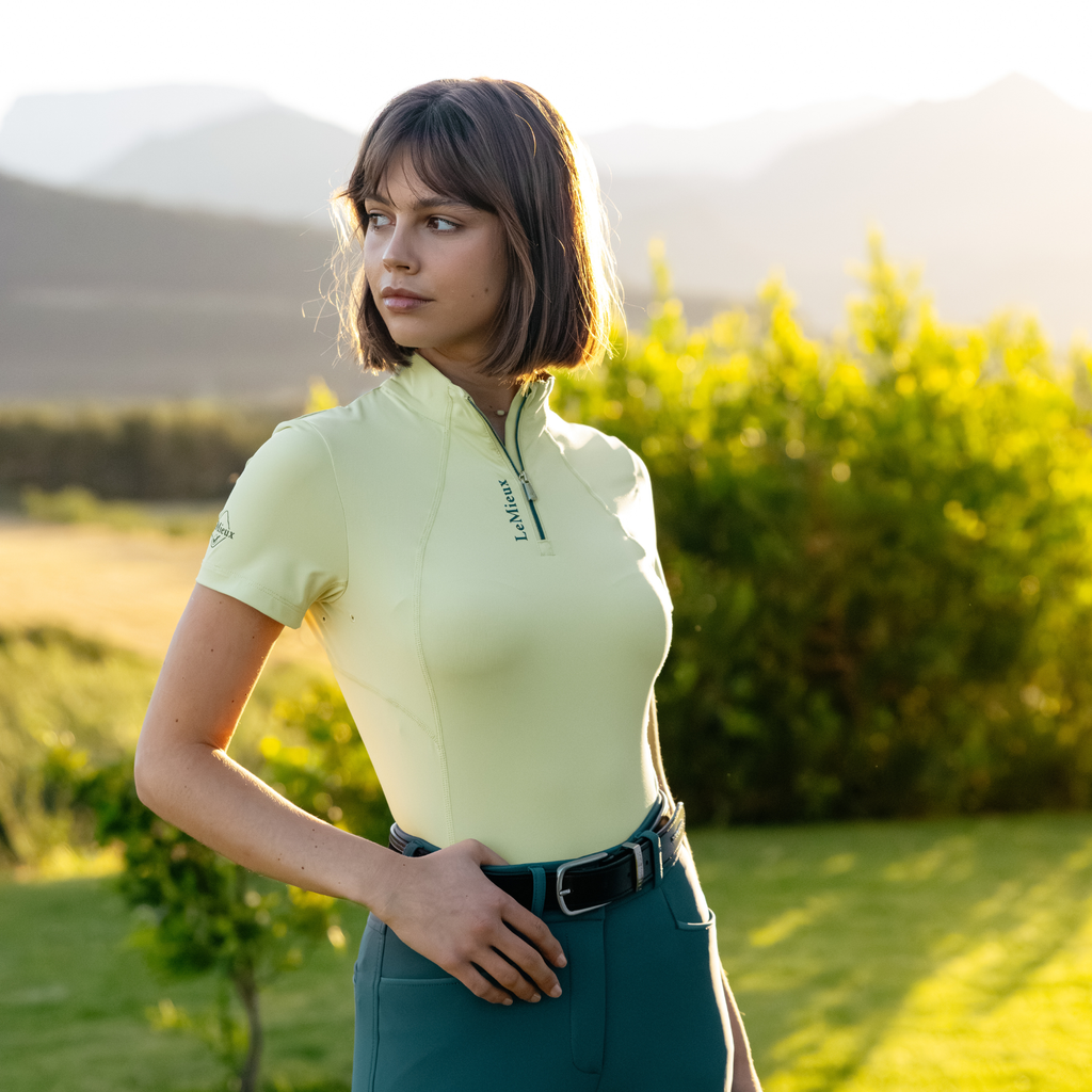 LeMieux Ladies Classique Short Sleeve Base Layer - Macaron