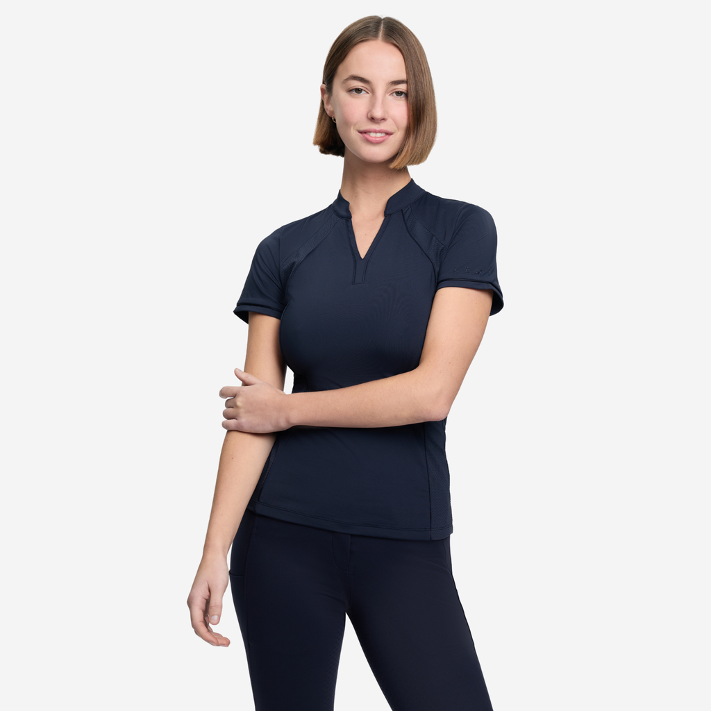 LeMieux Ladies Lisa Mesh Base Layer - Navy