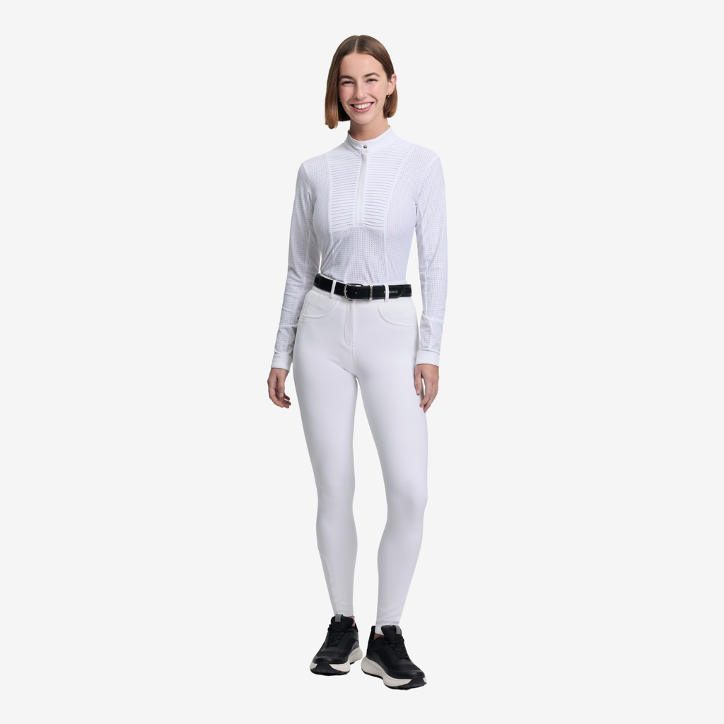 LeMieux Ladies Cami Sculpt Full Seat Breeches - White