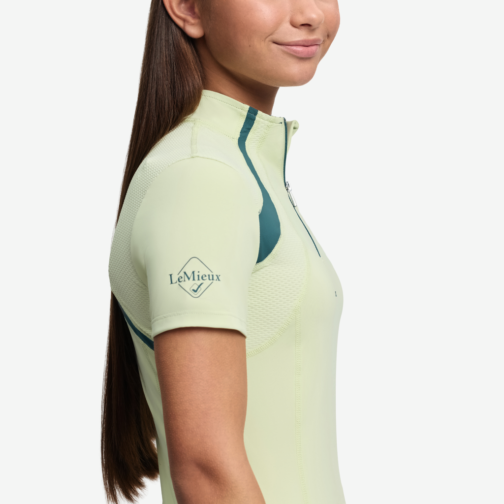 LeMieux Young Rider Mia Mesh Base Layer - Macaron