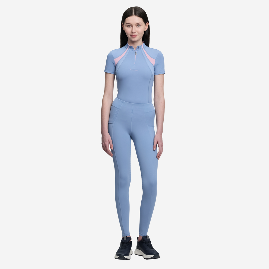 LeMieux Young Rider Orla Pull On Breech - Powder Blue
