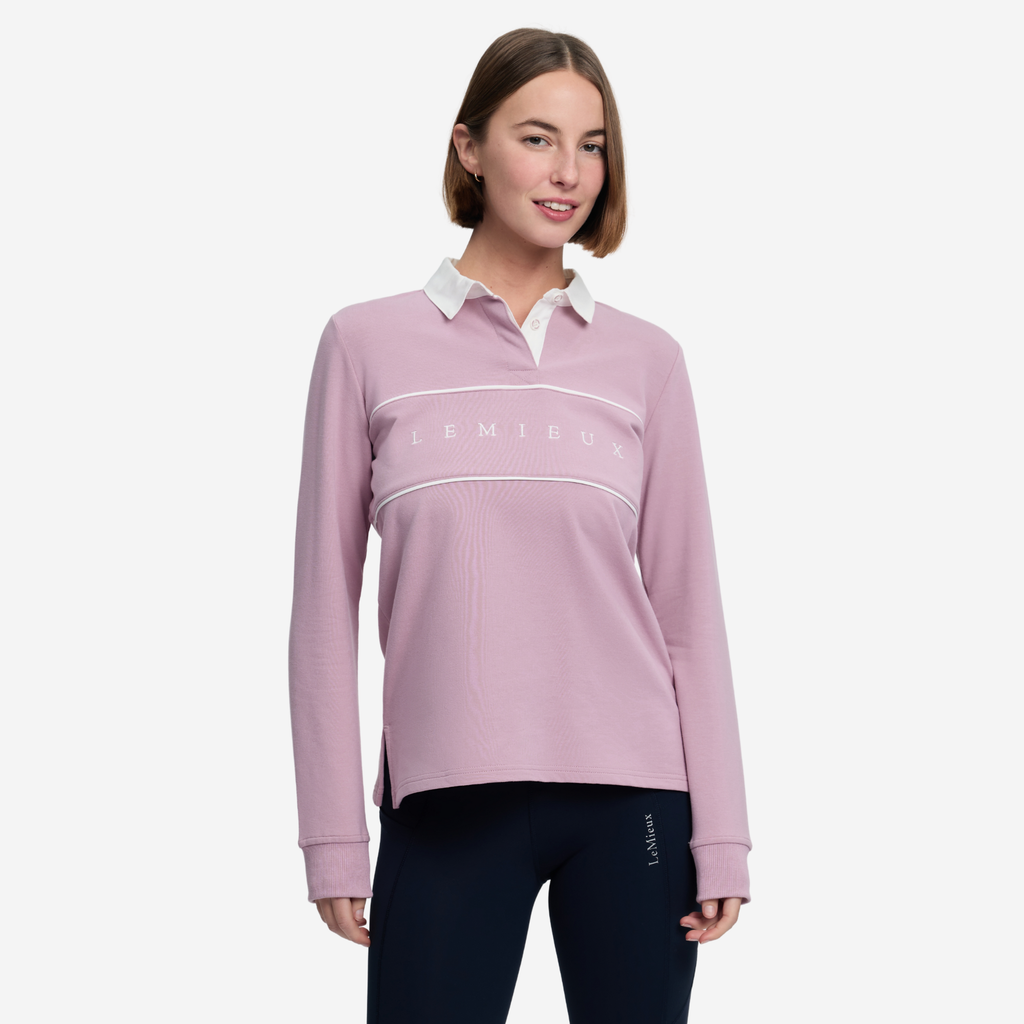 LeMieux Ladies Rochelle Rugby Shirt - Fondant
