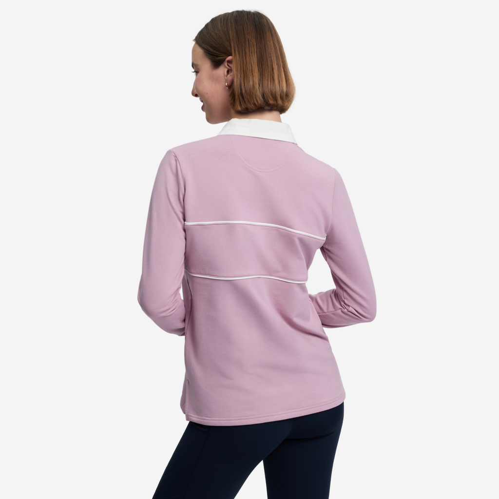 LeMieux Ladies Rochelle Rugby Shirt - Fondant