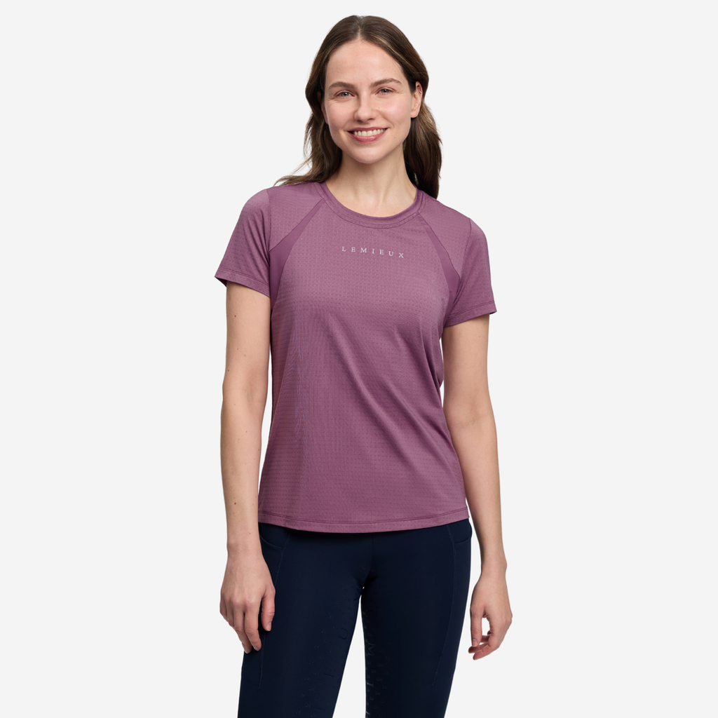 LeMieux Ladies Sports T-Shirt - Mallow