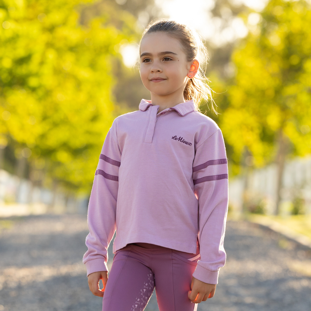 LeMieux Mini Robbie Rugby Shirt - Mallow