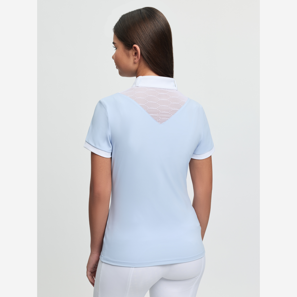 LeMieux Young Rider Eva Short Sleeve Show Shirt - Mist