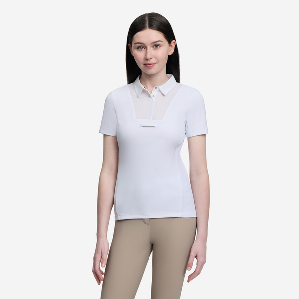 LeMieux Junior Short Sleeve Primrose Show Shirt - White