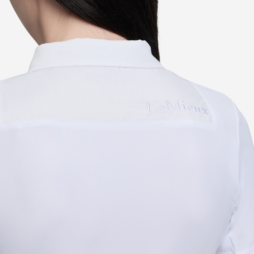LeMieux Junior Short Sleeve Primrose Show Shirt - White