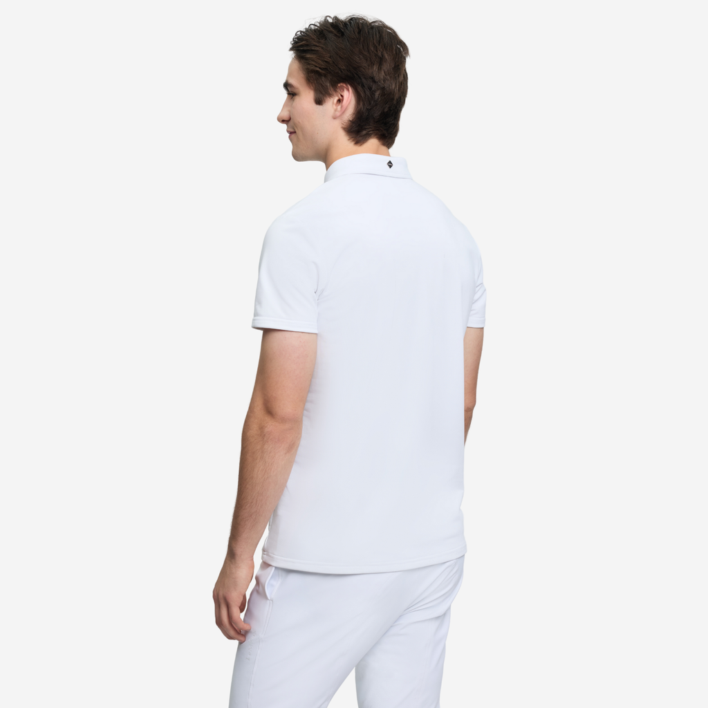 LeMieux Mens Short Sleeve Show Shirt - White