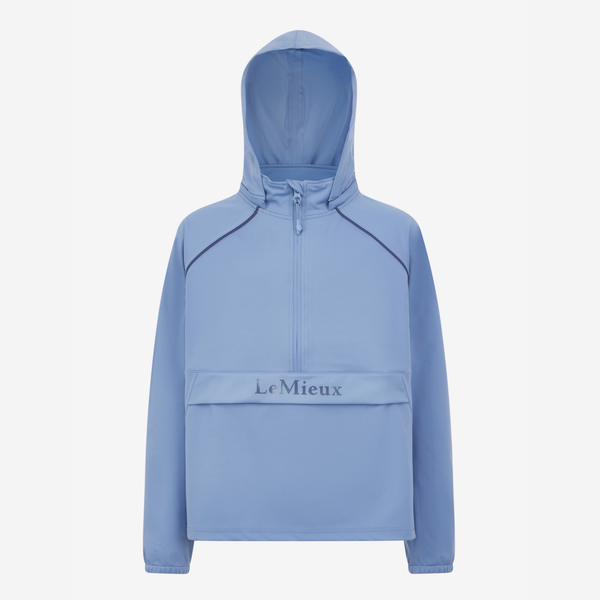 LeMieux Young Rider Paige Quarter Zip Waterproof Jacket - Powder Blue