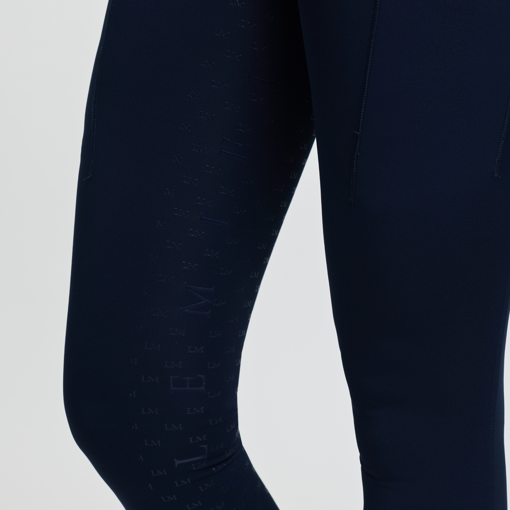 LeMieux Ladies Simone Cross Over Half Seat Pull On - Navy