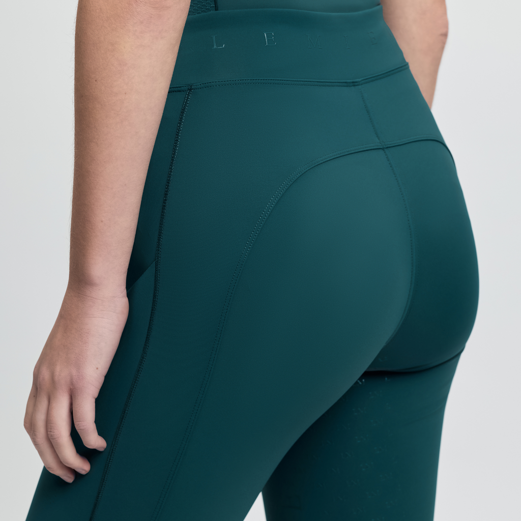 LeMieux Ladies Simone Cross Over Half Seat Pull On - Jungle