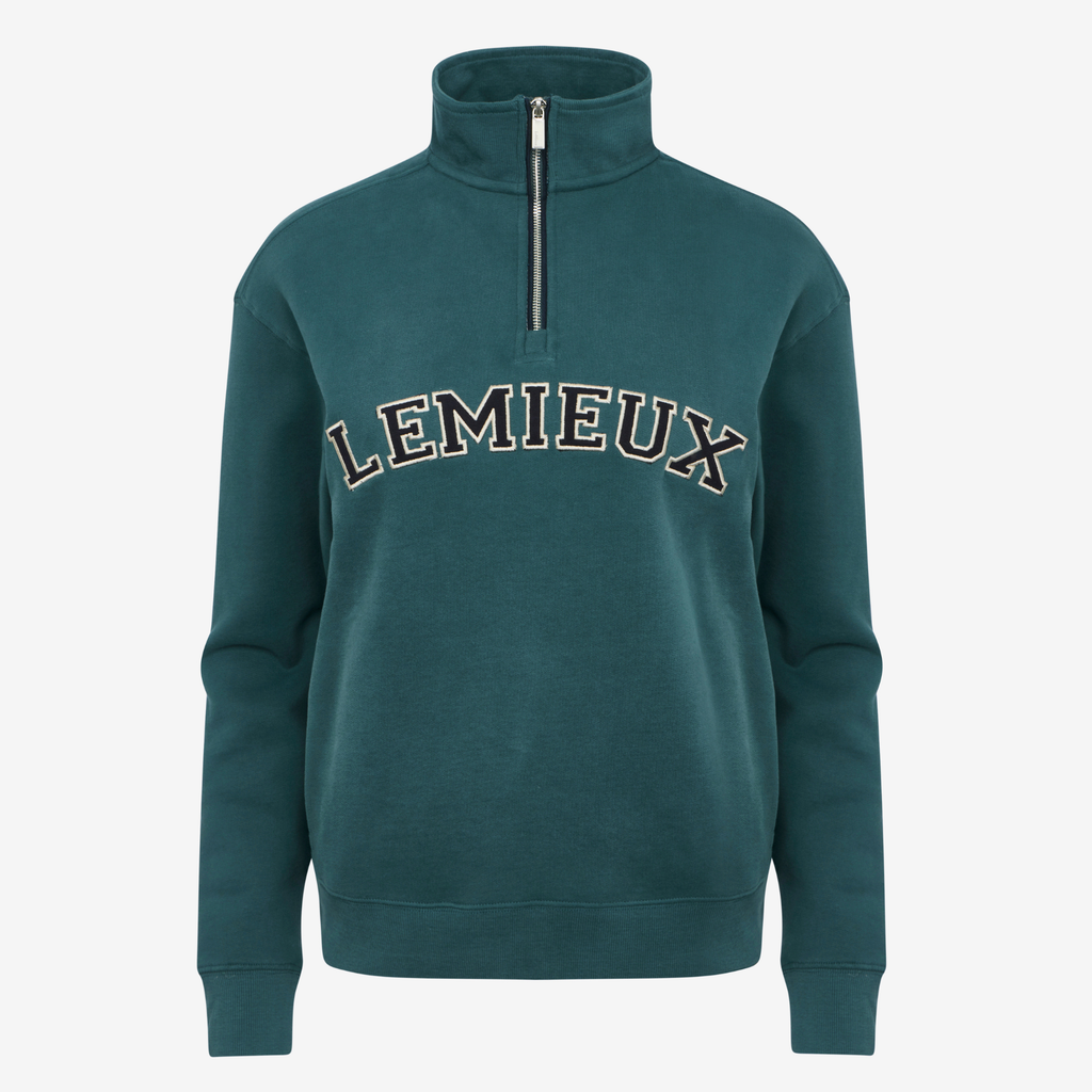 LeMieux Ladies Kelsie Quarter Neck Sweat - Jungle