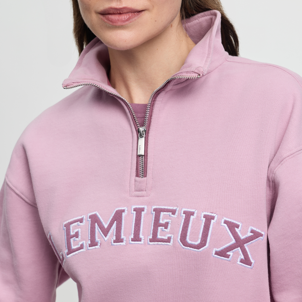 LeMieux Ladies Kelsie Quarter Neck Sweat - Fondant