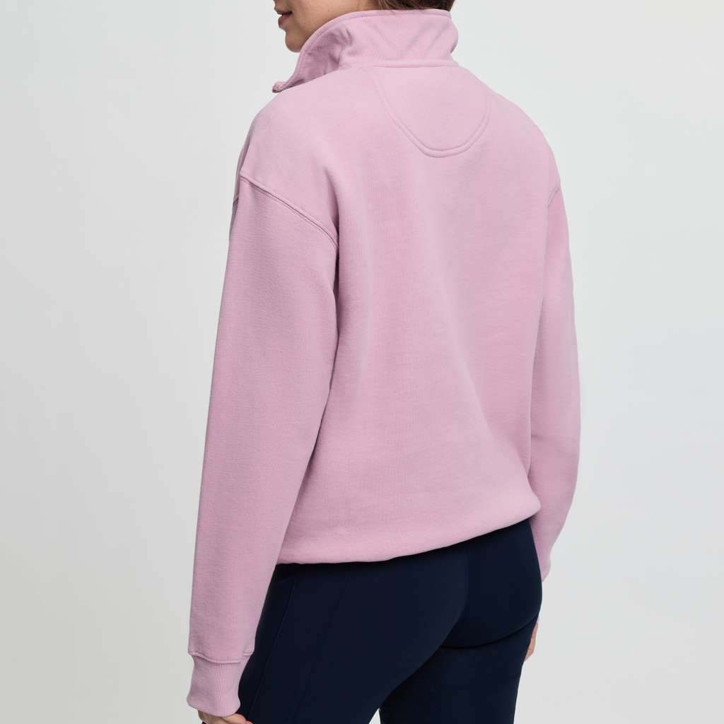 LeMieux Ladies Kelsie Quarter Neck Sweat - Fondant