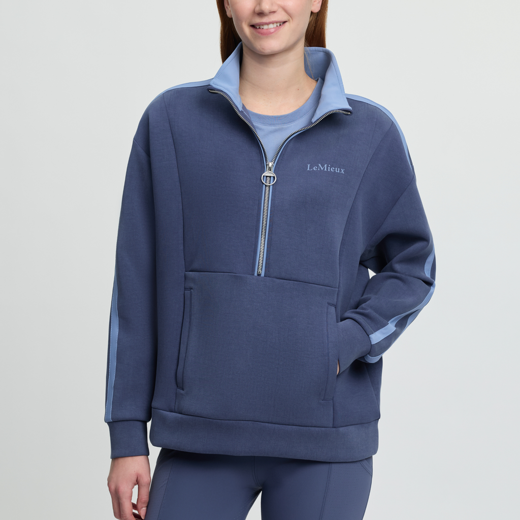 LeMieux Connie Half Zip Sweat - Shadow