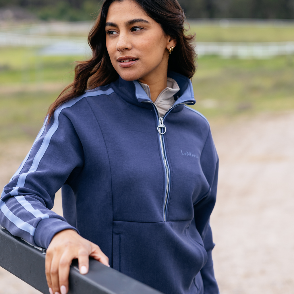 LeMieux Connie Half Zip Sweat - Shadow