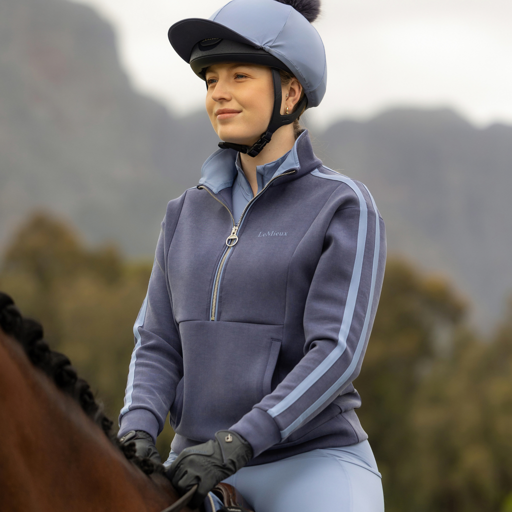 LeMieux Connie Half Zip Sweat - Shadow