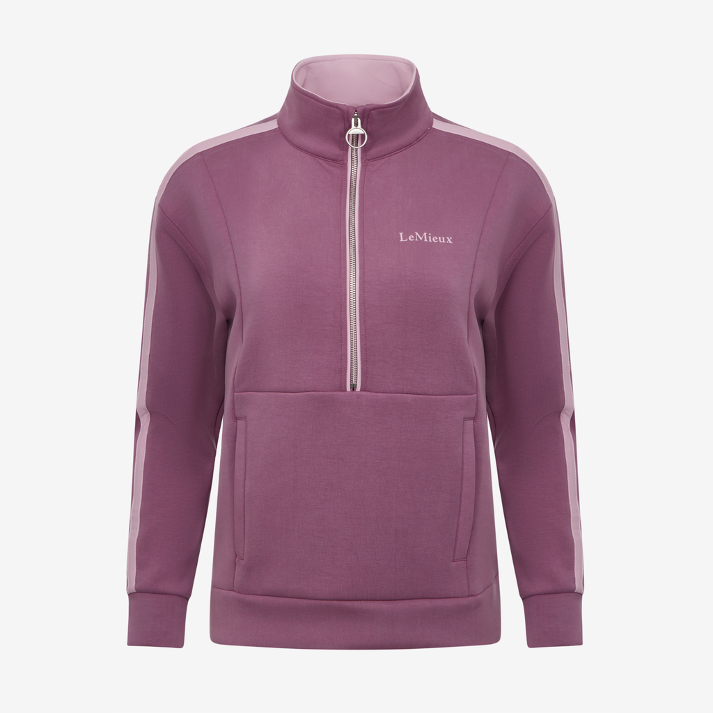 LeMieux Connie Half Zip Sweat - Mallow