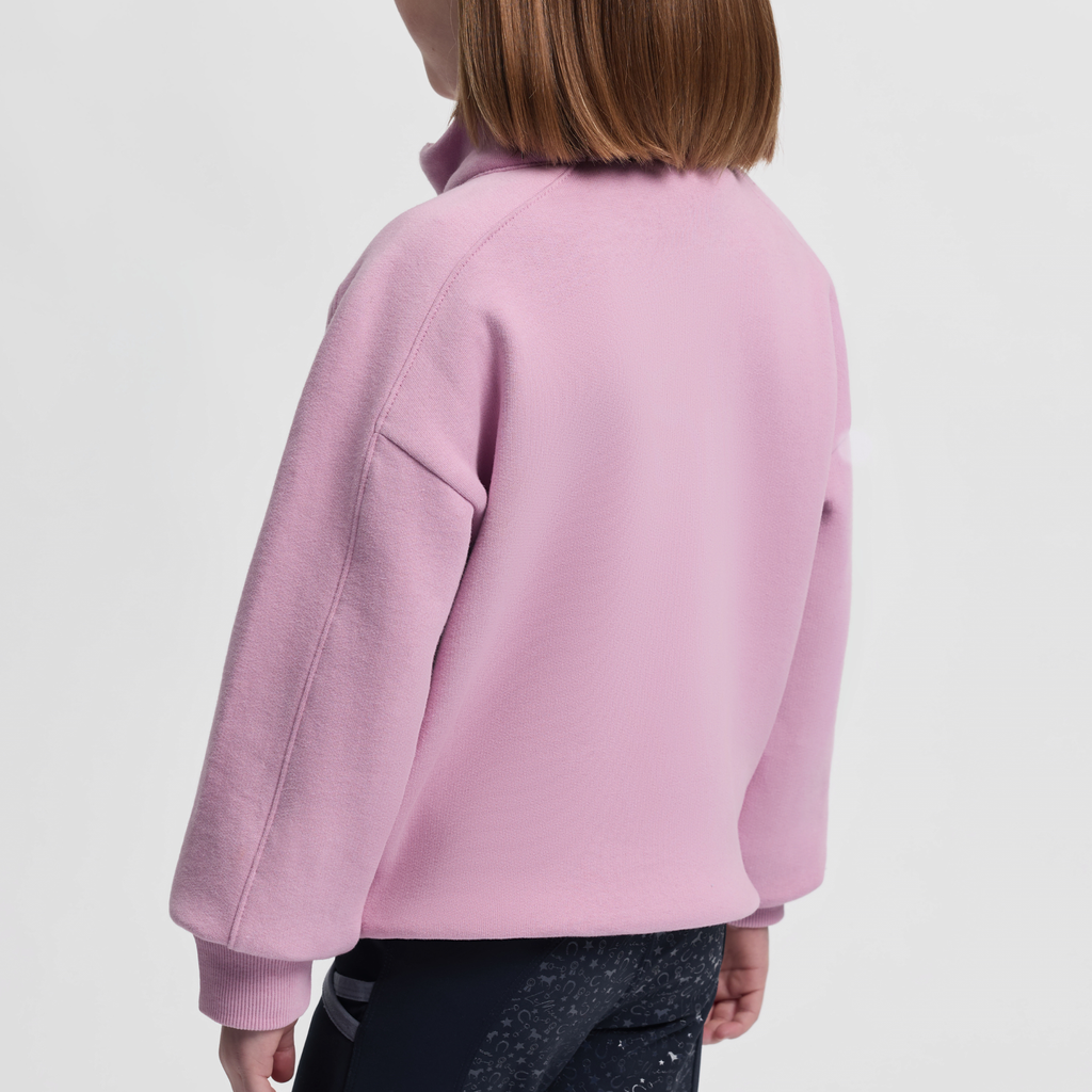 LeMieux Mini Quinn Quarter Zip Sweat - Fondant