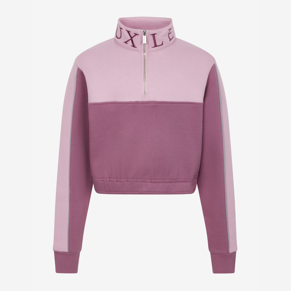 LeMieux Young Rider Cropped Kate Quarter Zip - Mallow