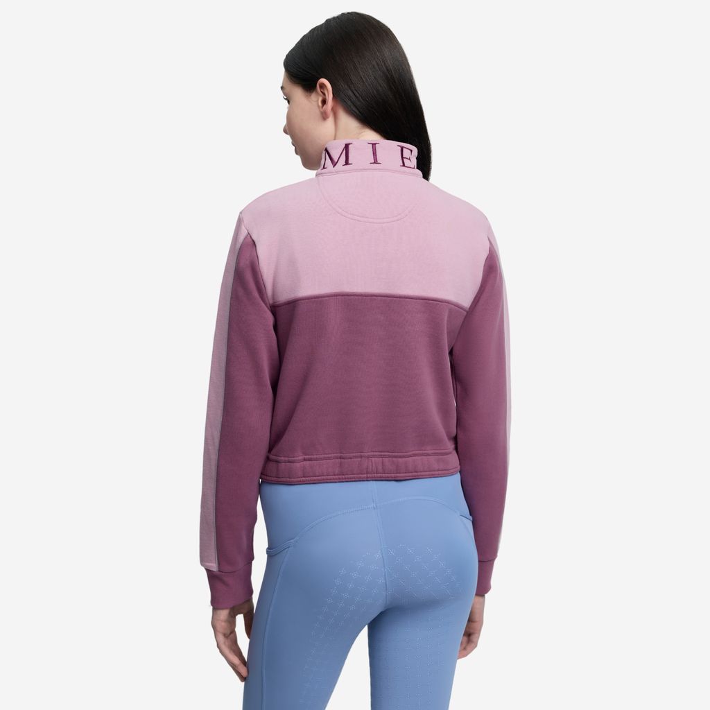 LeMieux Young Rider Cropped Kate Quarter Zip - Mallow
