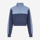 LeMieux Young Rider Cropped Kate Quarter Zip - Shadow
