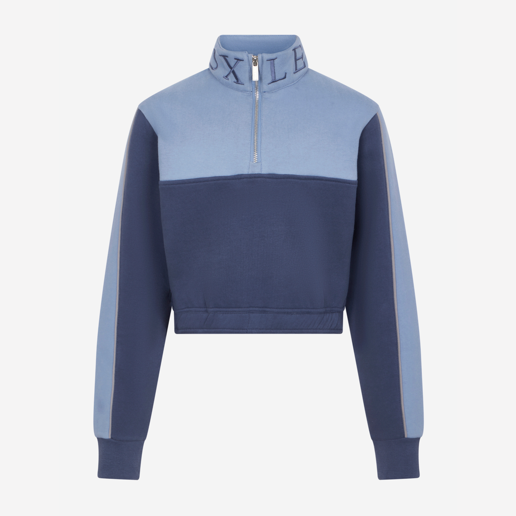 LeMieux Young Rider Cropped Kate Quarter Zip - Shadow
