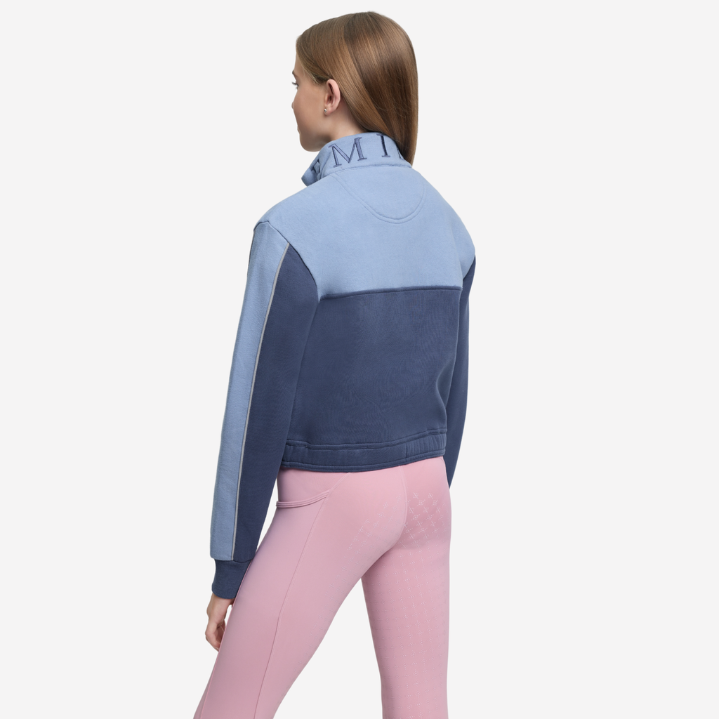 LeMieux Young Rider Cropped Kate Quarter Zip - Shadow