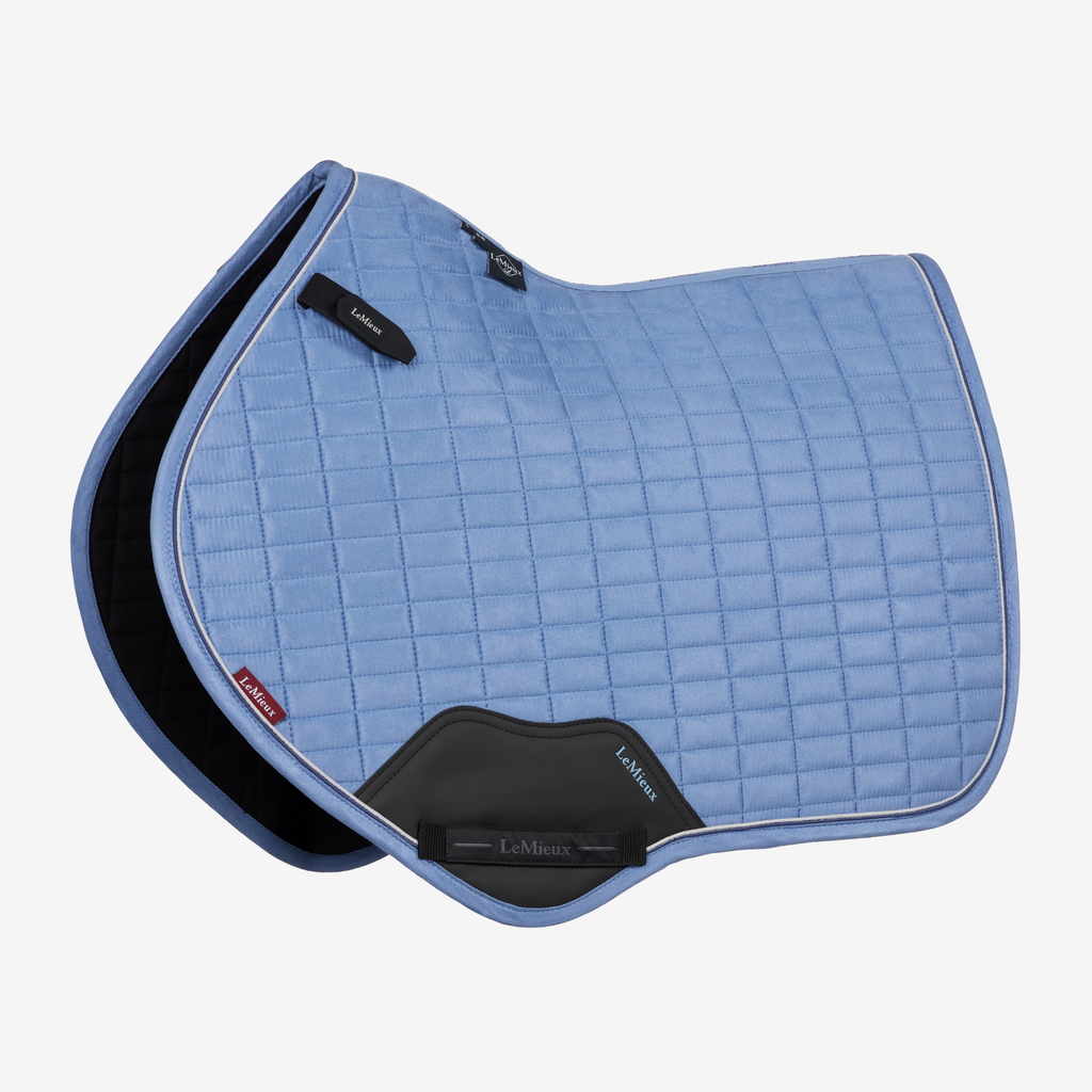 LeMieux Suede Close Contact Square - Powder Blue