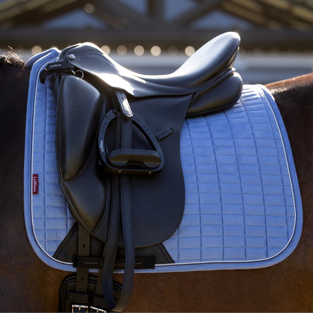 LeMieux Suede Dressage Square - Powder Blue