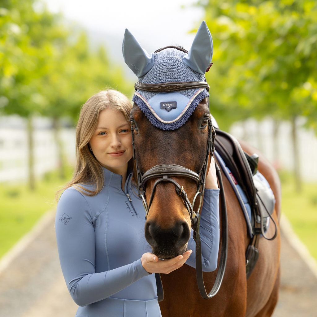 LeMieux Loire Fly Hood - Powder Blue