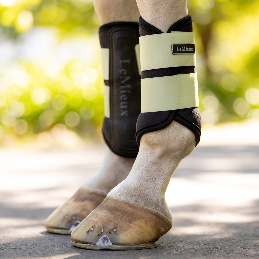 LeMieux Air-Tek Grafter Brushing Boots - Macaron
