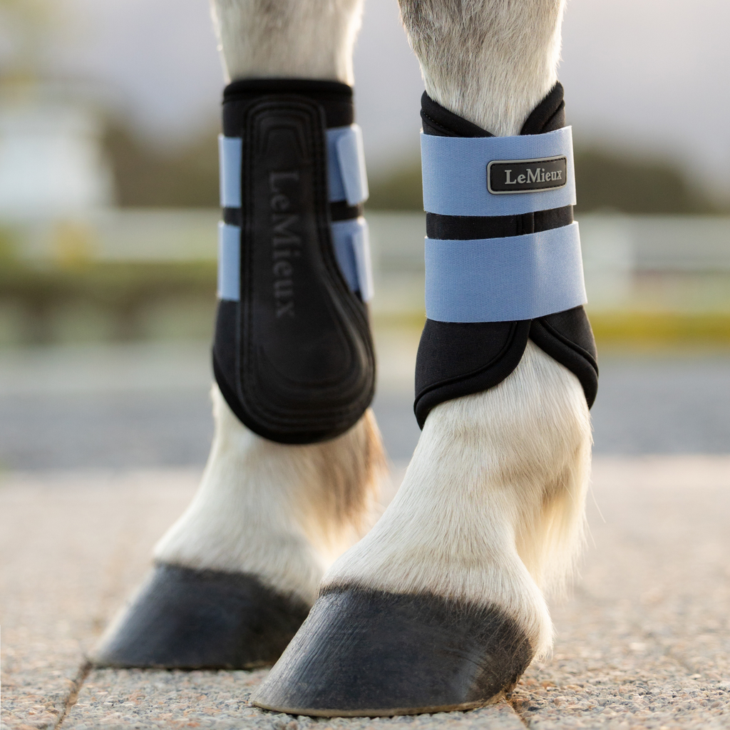 LeMieux Mini Air-Tek Grafter Brushing Boots - Powder Blue