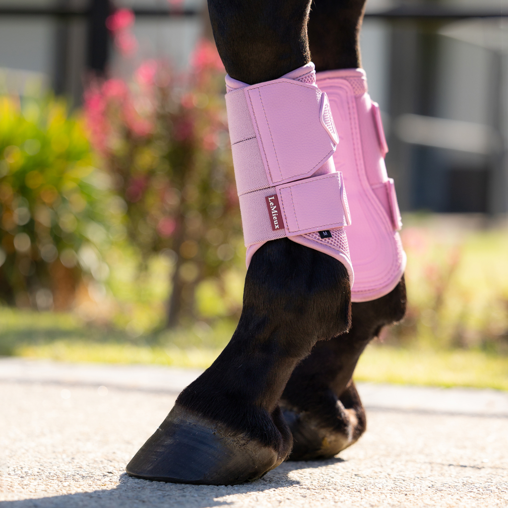 LeMieux Arika Mesh Brushing Boots - Fondant