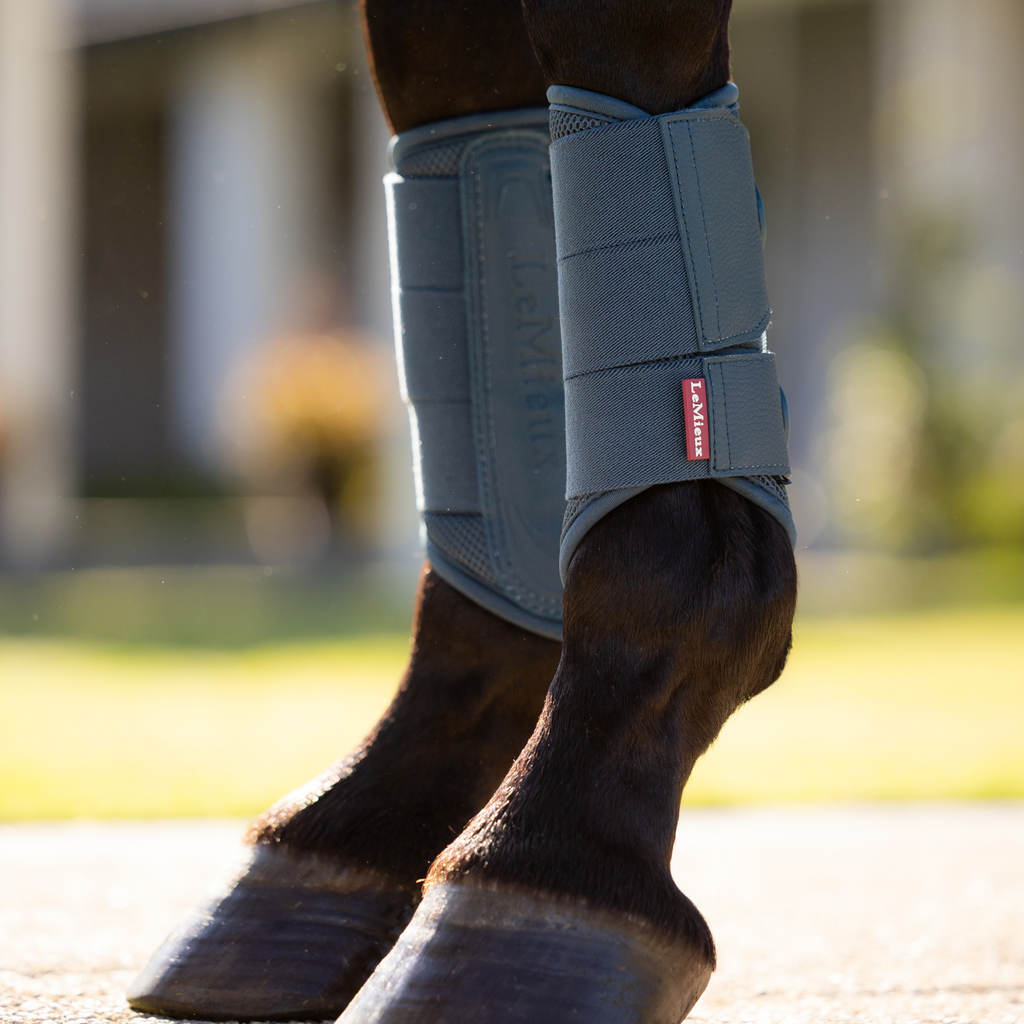 LeMieux Arika Mesh Brushing Boots - Jungle