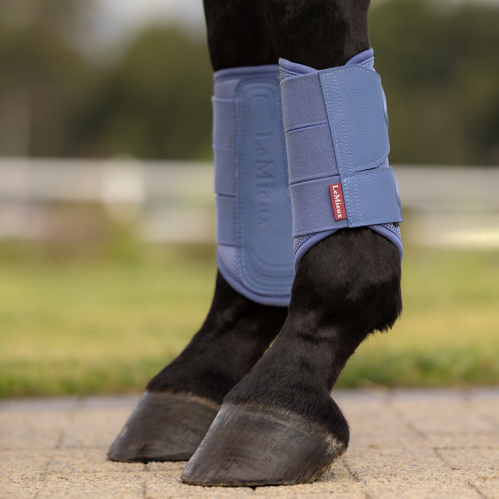 LeMieux Arika Mesh Brushing Boots - Powder Blue