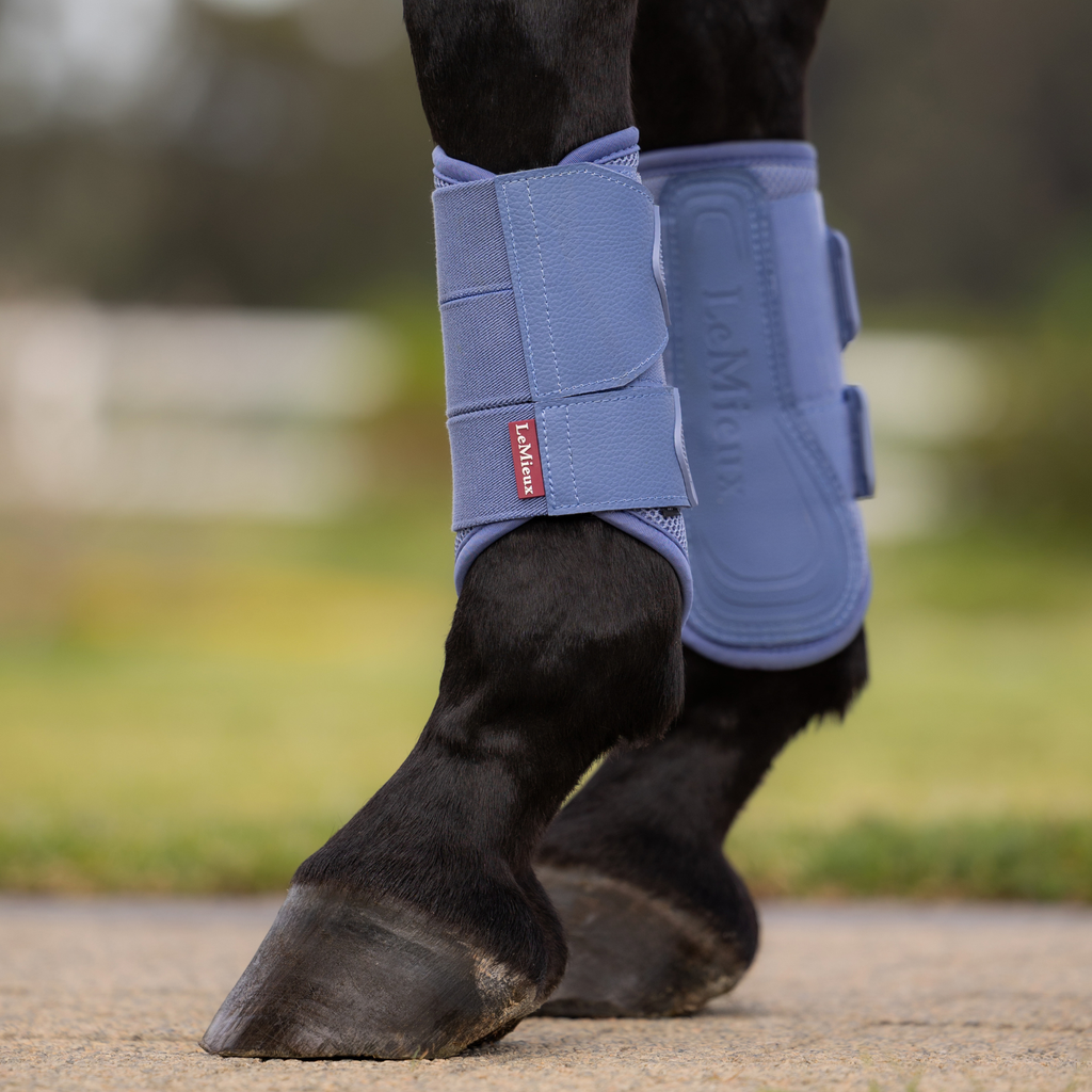 LeMieux Arika Mesh Brushing Boots - Powder Blue