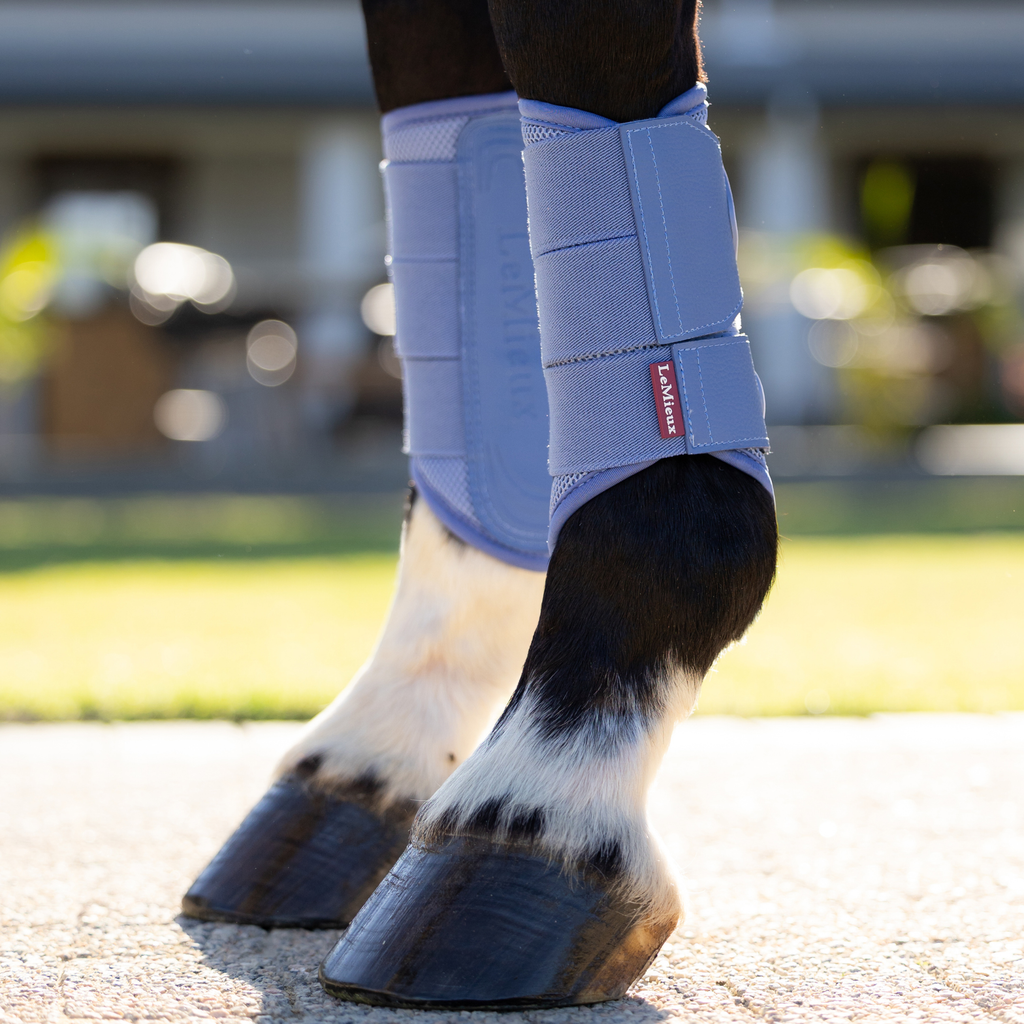 LeMieux Arika Mesh Brushing Boots - Powder Blue
