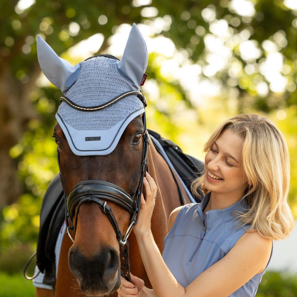 LeMieux Essence Fly Hood - Powder Blue