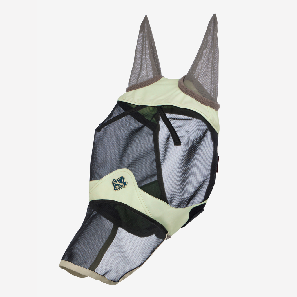 LeMieux Visor-Tek Full Fly Mask - Macaron