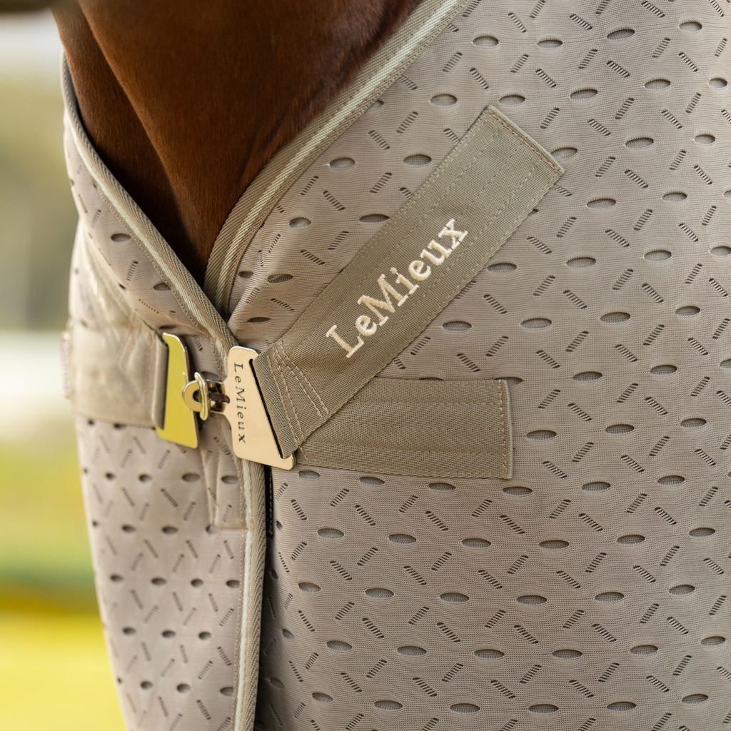 LeMieux Kudos 3D Mesh Travel Rug - Pecan