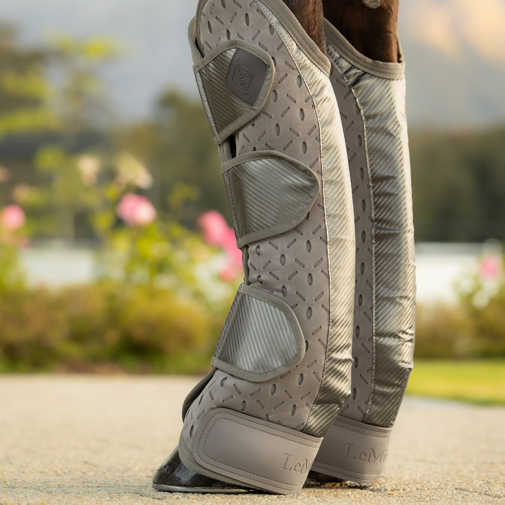 LeMieux Kudos 3D Mesh Travel Boots - Pecan