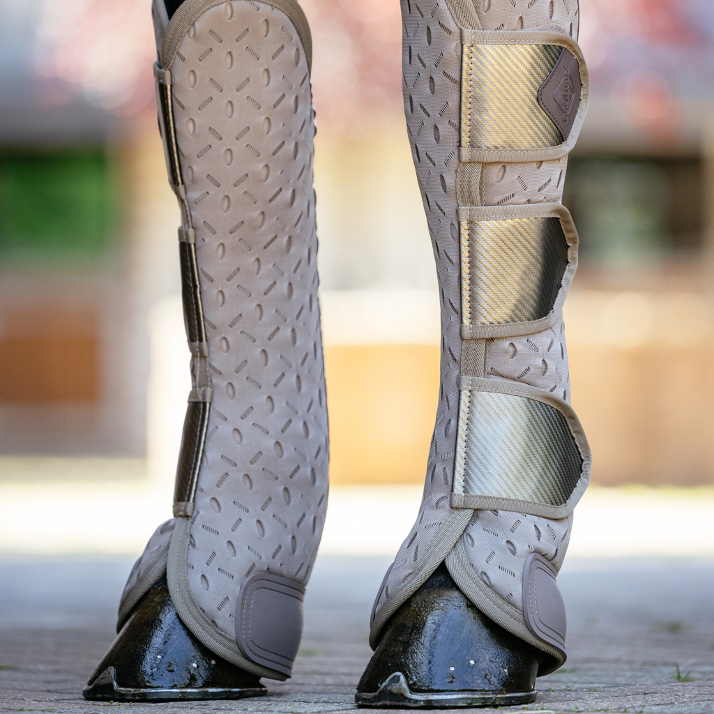 LeMieux Kudos 3D Mesh Travel Boots - Pecan