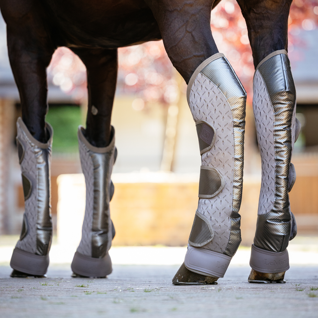 LeMieux Kudos 3D Mesh Travel Boots - Pecan